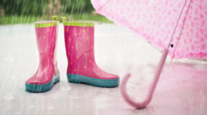 Stivali in gomma da pioggia per bambini